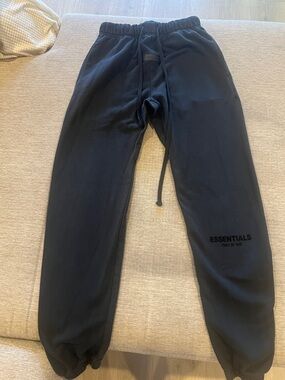 Essentials Black Men's Jogger Sweatpants